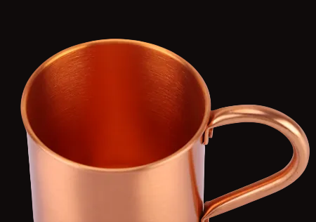 Pure Copper Straight Cup Handle for Outdoor Sports