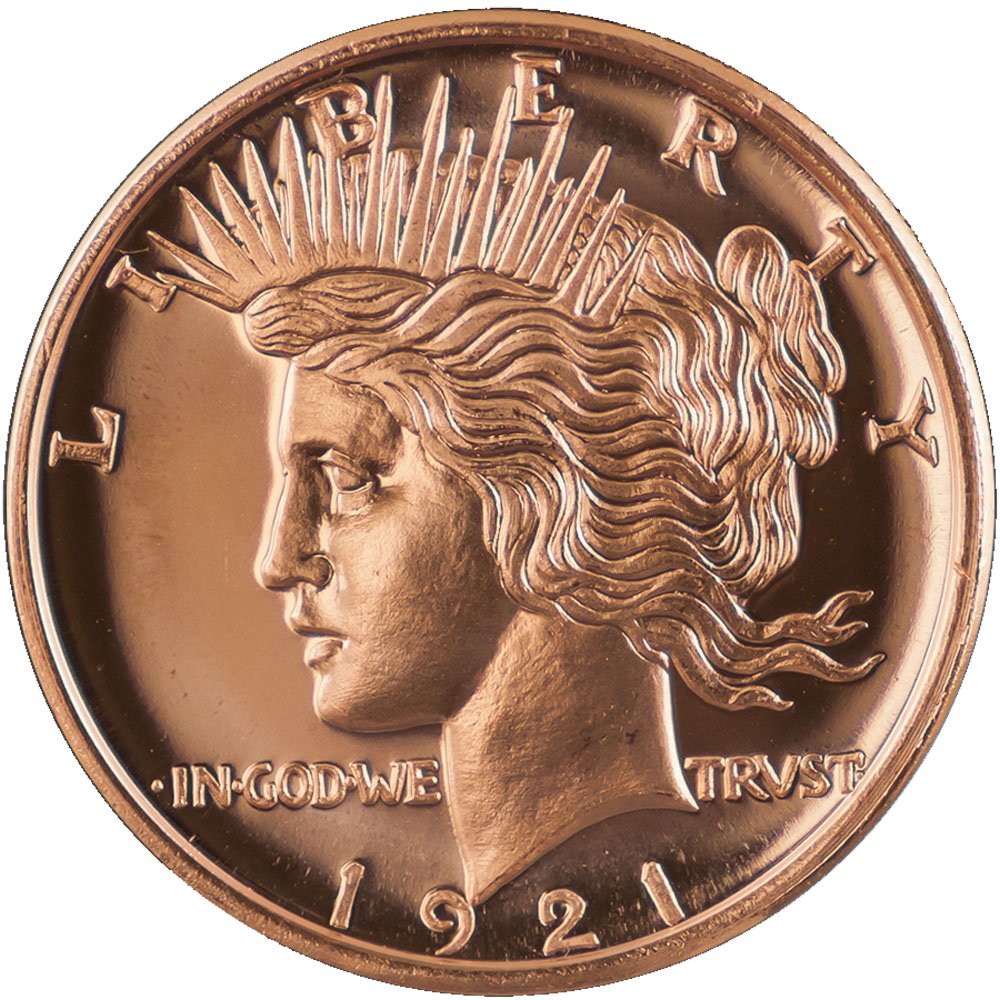 Peaceful Copper 1 oz .999 Round