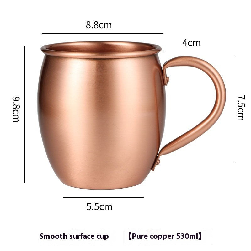 Pure Copper Drum Cocktail Mug