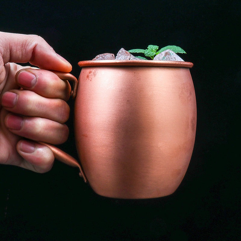 Pure Copper Drum Cocktail Mug