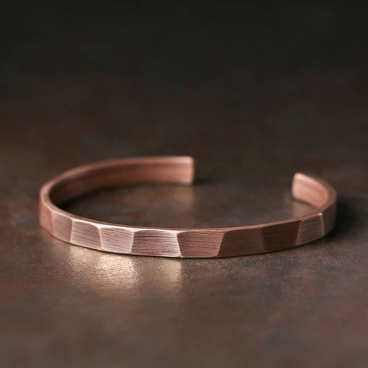 Handmade Stainless Steel and Pure Copper Metal Bracelet
