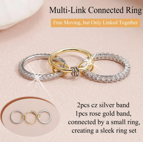 Copper Diamond Fashion Ring