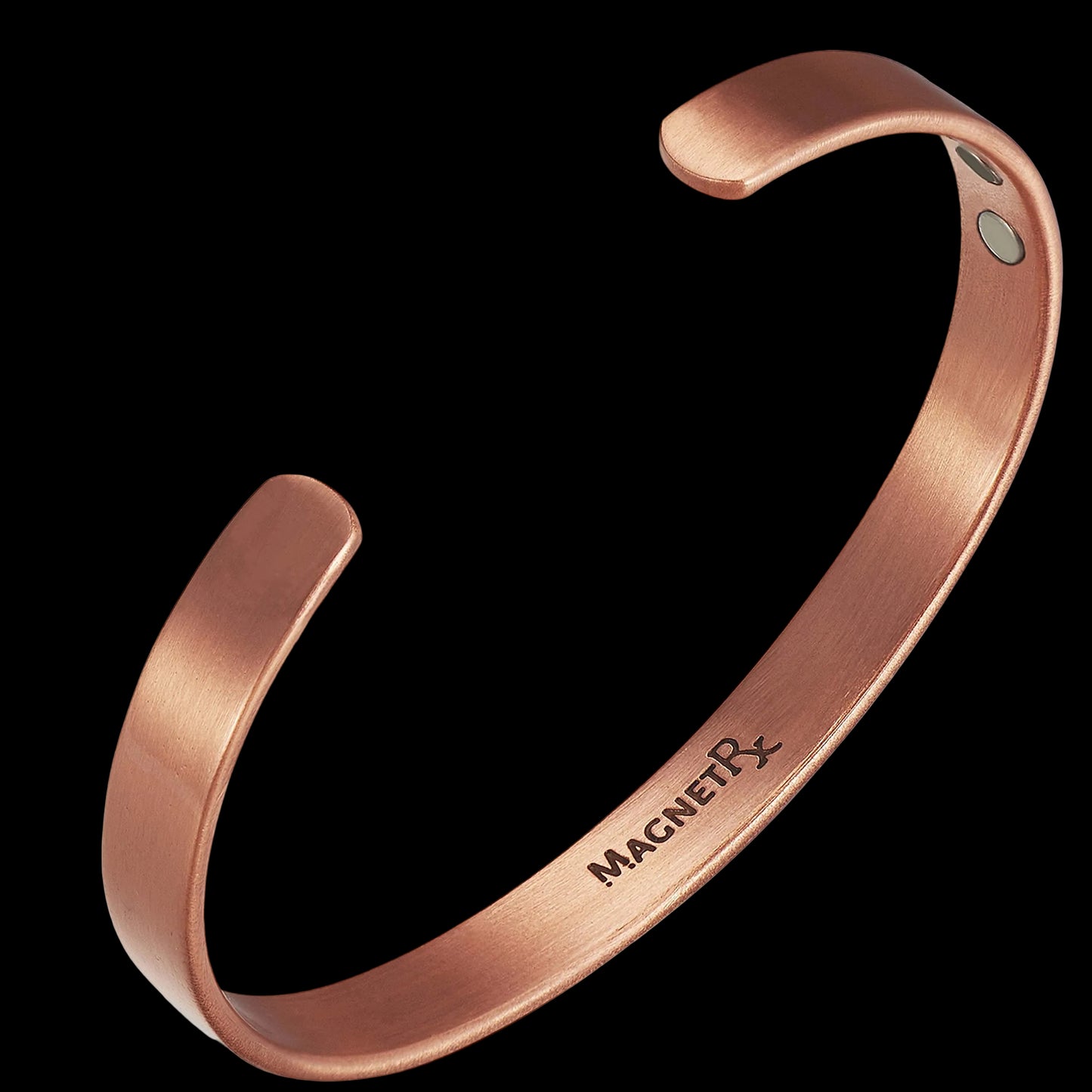 MagnetRX® Magnetic Copper Bracelet Cuff – Elegant Pure Copper Bangle – Unisex Magnetic Copper Bracelets for Men & Women (Large)