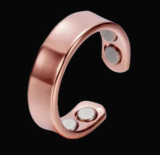 Mens Pure Copper Ring 4 x Magnet