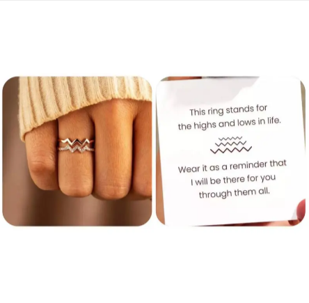 Adjustable Copper Diamond Ring