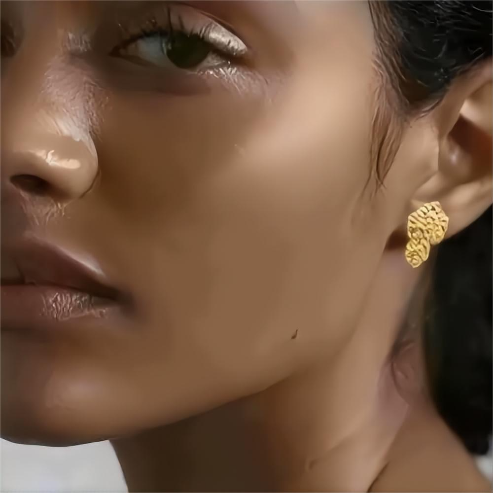18K Gold-Plated Geometric Earrings
